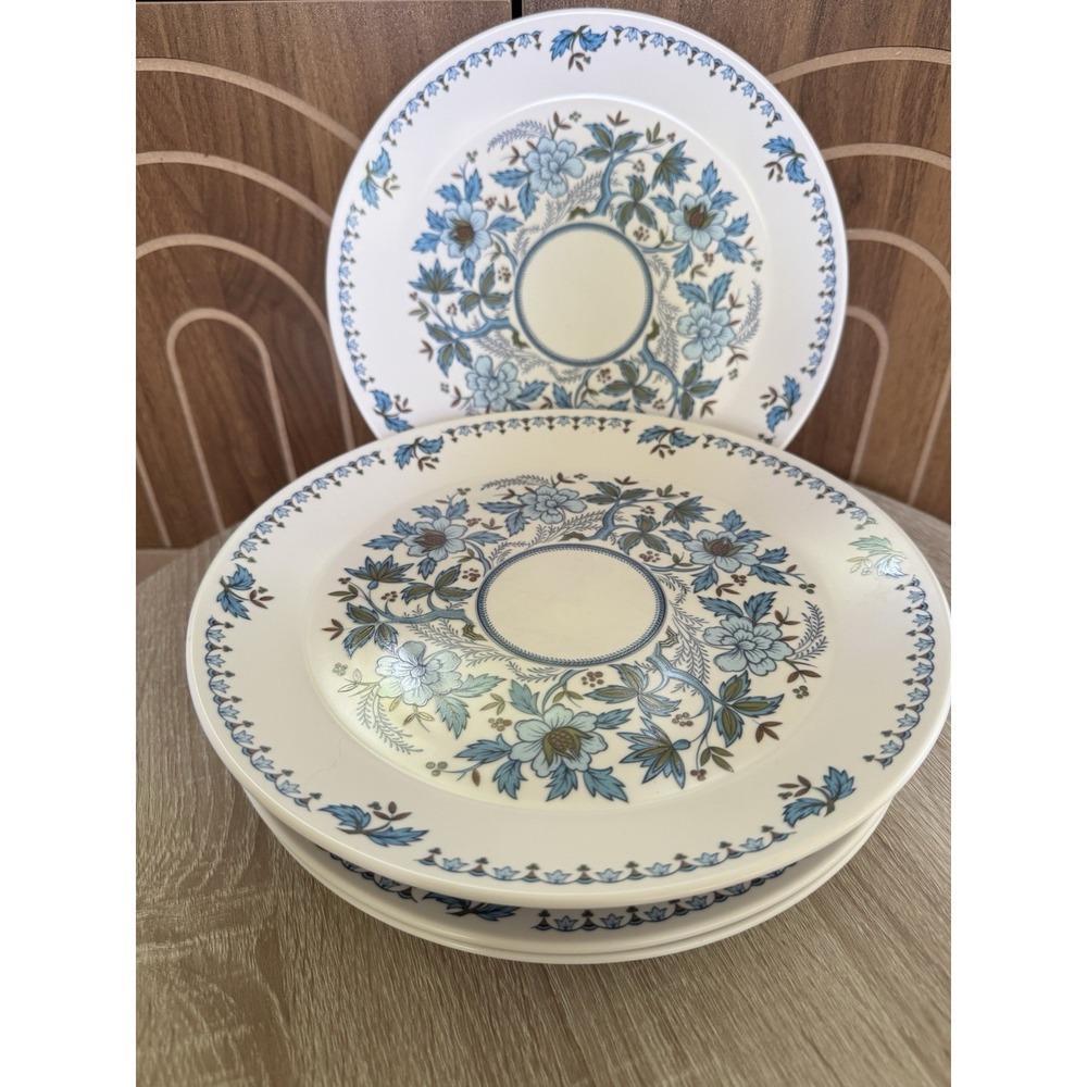 Noritake Progression China Blue Moon 9022 JAPAN Dinner Plate Set 6